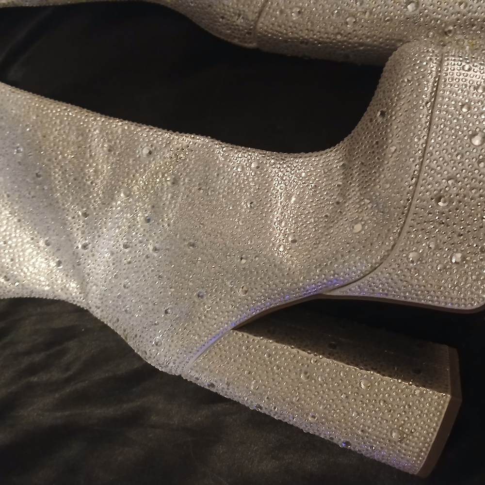 Elegant Silver Women's Shoes